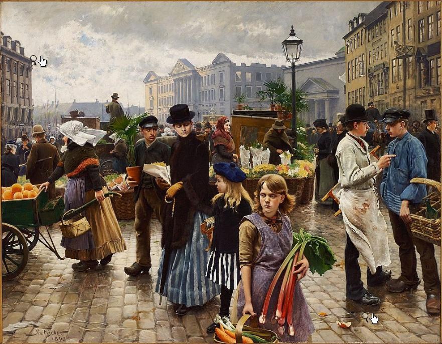 Unknown Artist Poul Fischer Hojbroplads in april